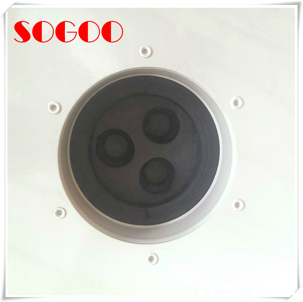 400*500mm 6 Holes Cable Entry Boots Aluminum Feeder Window IP65 Waterproof