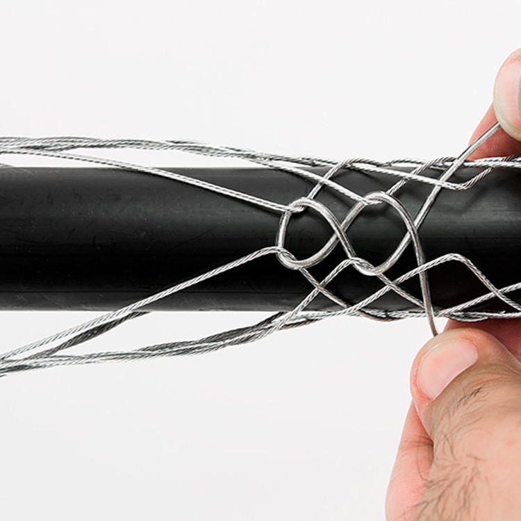 Single Eye Closing Support Cable Pulling Grips，Stainless steel Hoisting