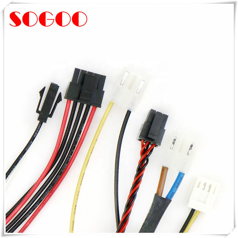 Custom Molex Overmolded Cable Assemblies Mini Fit 4.2 To Molex Micro