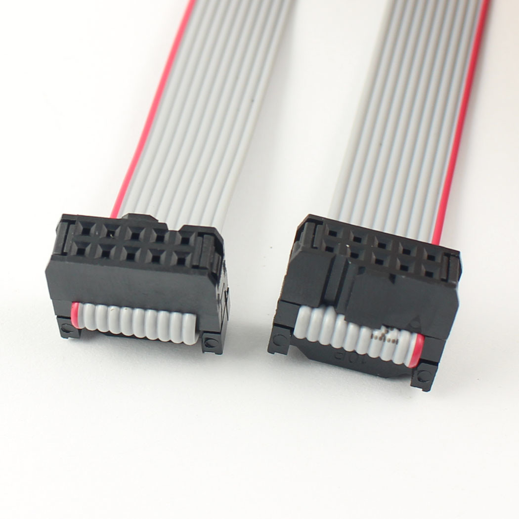 Flexible Flat Ribbon Cable Assembly 2.54mm Pitch Double Row 10Pin