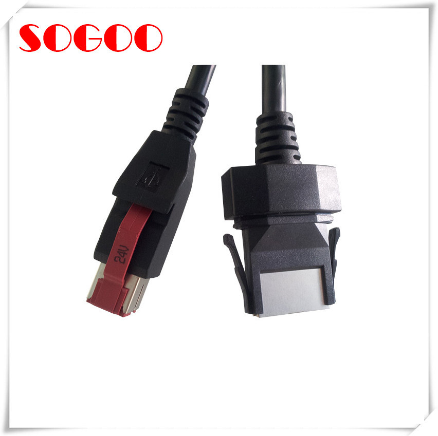 24v Poweredusb Male To Female Extension Cable For Printer Equipment