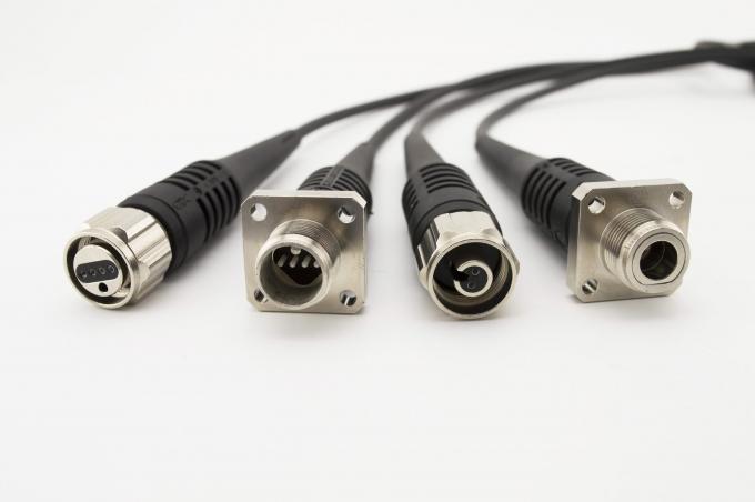 ODC Fiber Optic Cable Reel OM3 mode With ODC-2 ,ODC-4 Connector 100m~500m 0