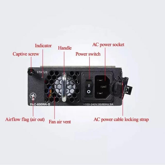 Huawei PAC-600WA-B 02310PMH 600W AC Power Module For S6720 Series Switch