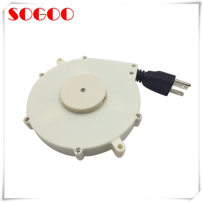 2 Pin Retractable Cable Assembly Reel Cord Coil For Hair Dryer Hair Salon