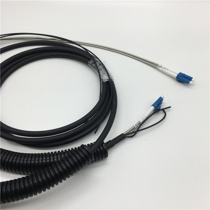100m Optical Cable Assembly / DLC / DLC / GYFJH / 2 Core Outdoor
